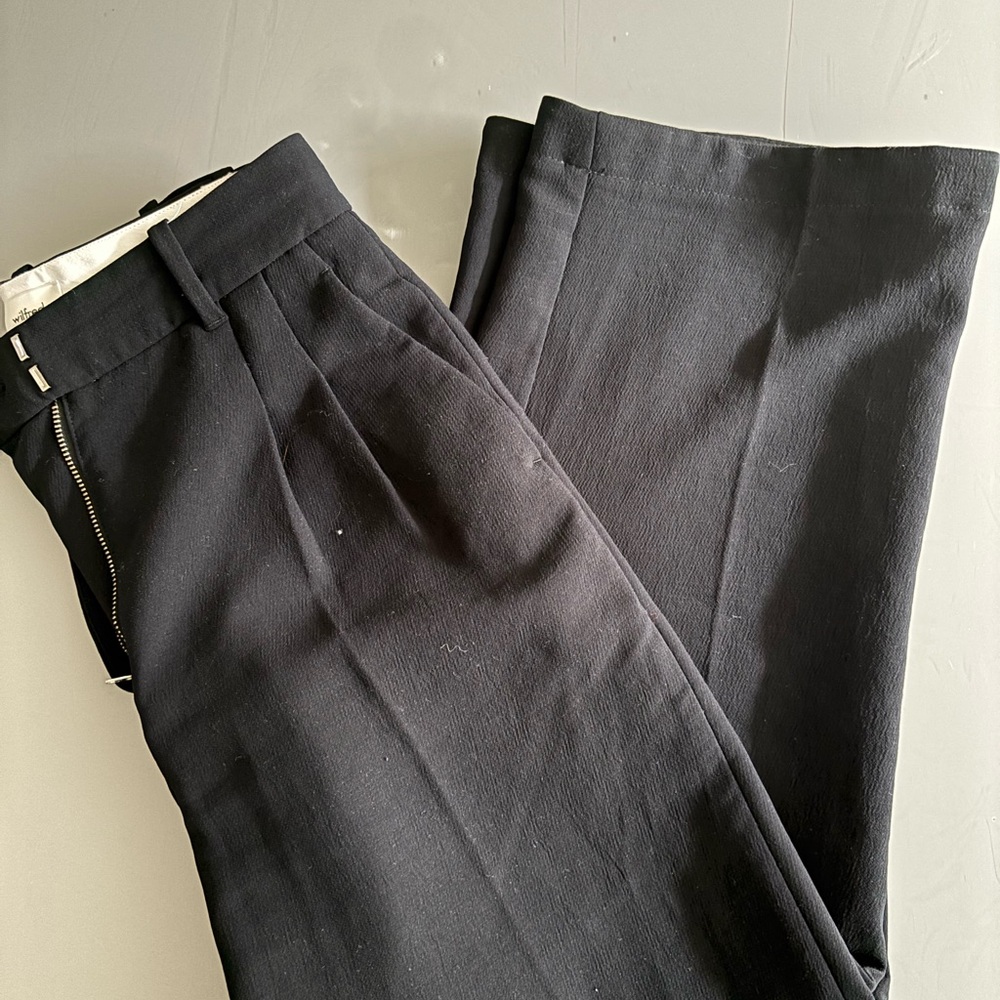 Wilfred EFFORTLESS Black Trousers Classic Straight Leg